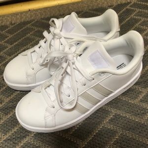 Iridescent adidas shoes